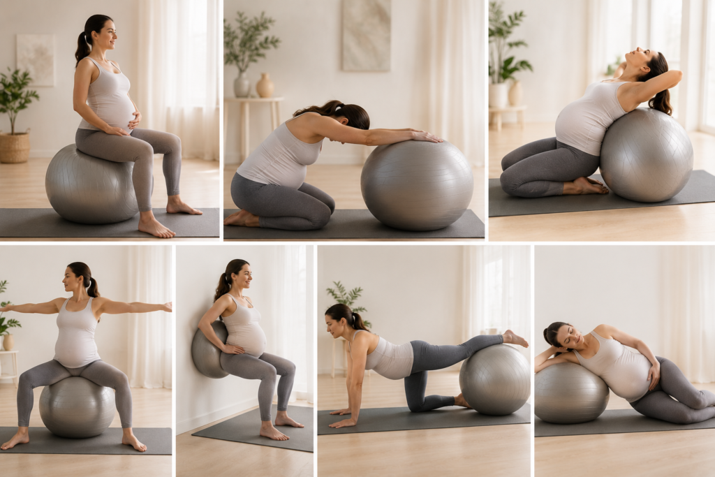 Pilates Ball Exercises for Pregnancy: 7 Simple Moves To Try